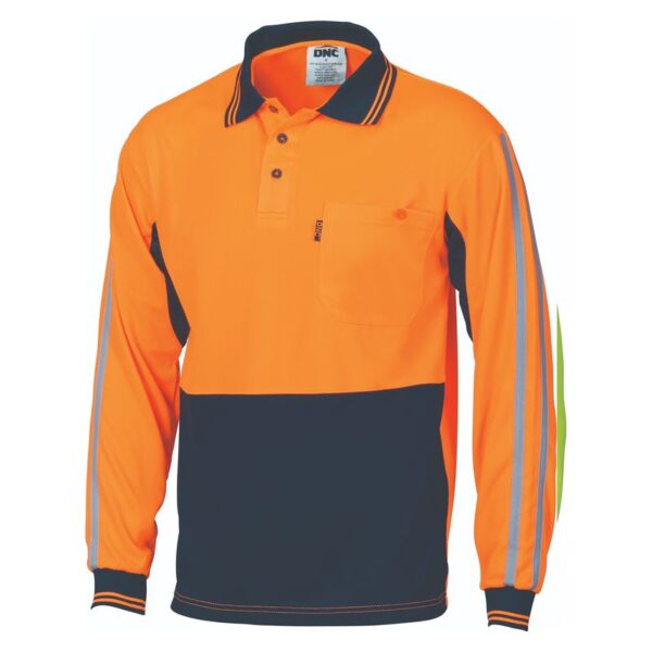 Hi Vis Cool Breathe Stripe Polo Thumbnail